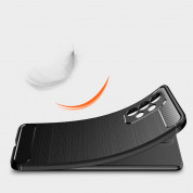 Tech-Protect Carbon Flexible TPU Case  - тънък силиконов (TPU) калъф за Samsung Galaxy A53 5G (черен) 3