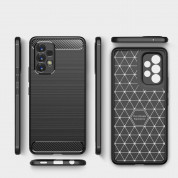 Tech-Protect Carbon Flexible TPU Case  - тънък силиконов (TPU) калъф за Samsung Galaxy A53 5G (черен) 4