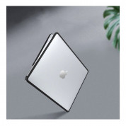 Tech-Protect Hardshell Hybrid Case - удароустойчив хибриден кейс за MacBook Pro 14 M1 (2021) (черен-прозрачен) (bulk) 4