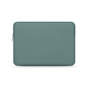 Tech-Protect Pureskin Laptop Sleeve - неопренов калъф за MacBook Air 13, MacBook Pro 13, MacBook Pro 14 и лаптопи до 14 инча (зелен)