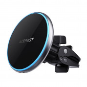 Acefast D3 Fast Wireless Vent Car Mount 15W - поставка за радиаторa на кола с безжично зареждане за iPhone с Magsafe (черен) 1