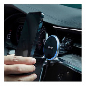 Acefast D3 Fast Wireless Vent Car Mount 15W - поставка за радиаторa на кола с безжично зареждане за iPhone с Magsafe (черен) 3