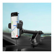 Acefast D1 Automatic Clamping Wireless Charging Car Holder 15W - поставка за таблото или радиатора на кола с безжично зареждане за мобилни устройства (черен) 8