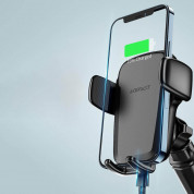 Acefast D1 Automatic Clamping Wireless Charging Car Holder 15W - поставка за таблото или радиатора на кола с безжично зареждане за мобилни устройства (черен) 10