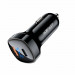Acefast B4 Dual Car Charger 66W - зарядно за кола с USB-A и USB-C изходи с технология за бързо зареждане и дисплей (черен) 2