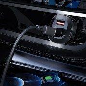 Acefast B3 Triple Car Charger 66W - зарядно за кола с USB-A и 2xUSB-C изходи с технология за бързо зареждане (черен) 3