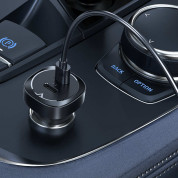 Acefast B2 Dual Car Charger 72W - зарядно за кола с 2xUSB-C изходи с технология за бързо зареждане (черен) 3