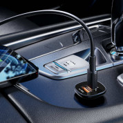 Acefast B1 Dual Car Charger 38W - зарядно за кола с USB-A и USB-C изходи с технология за бързо зареждане (черен) 3
