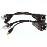 Adapter To Power Supply Via Twisted-Pair Cable - пасивен адаптер за захранване по Ethernet за точки за достъп (черен)