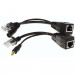 Adapter To Power Supply Via Twisted-Pair Cable - пасивен адаптер за захранване по Ethernet за точки за достъп (черен) 1