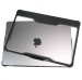 4smarts Full Body Sturdy Case - удароустойчив хибриден кейс за MacBook Pro 14 M1 (2021), MacBook Pro 14 M2 (2023) (черен-прозрачен) 4