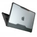 4smarts Full Body Sturdy Case - удароустойчив хибриден кейс за MacBook Pro 14 M1 (2021), MacBook Pro 14 M2 (2023) (черен-прозрачен) 1