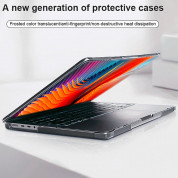 4smarts Full Body Sturdy Case - удароустойчив хибриден кейс за MacBook Pro 14 M1 (2021) (черен-прозрачен) 5