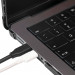 4smarts Full Body Sturdy Case - удароустойчив хибриден кейс за MacBook Pro 14 M1 (2021), MacBook Pro 14 M2 (2023) (черен-прозрачен) 10