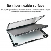 4smarts Full Body Sturdy Case - удароустойчив хибриден кейс за MacBook Pro 14 M1 (2021) (черен-прозрачен) 8