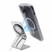 Macally Aluminum MagSafe Charging Stand - алуминиева поставка за безжично зареждане на iPhone чрез поставяне на Apple MagSafe Charger (сребрист) 3