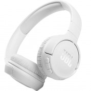 JBL T510 BT - безжични Bluetooth слушалки с микрофон за мобилни устройства (бял) 