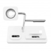 Macally 3-in-1 Apple Charging Stand (white) 1