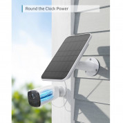 Anker EufyCam Solar Panel Charger - соларен панел за захранване на EufyCam безжична домашна видеокамера (бял) 1