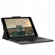 Urban Armor Gear Rugged Bluetooth Keyboard Case - удароустойчив кейс, с отделяща клавиатура и поставка за iPad 9 (2021), iPad 8 (2020), iPad 7 (2019) (черен) 3