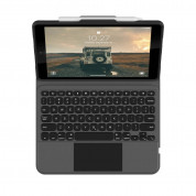 Urban Armor Gear Rugged Bluetooth Keyboard Case - удароустойчив кейс, с отделяща клавиатура и поставка за iPad 9 (2021), iPad 8 (2020), iPad 7 (2019) (черен) 4