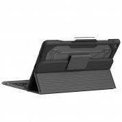 Urban Armor Gear Rugged Bluetooth Keyboard Case - удароустойчив кейс, с отделяща клавиатура и поставка за iPad 9 (2021), iPad 8 (2020), iPad 7 (2019) (черен) 6