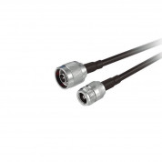 McGill Microwave Systems LMR-400 N Male To N Female Cable - висококачествен кабел за свързване на антена към Helium точки за достъп (100 см) (черен)