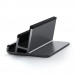 Satechi Dual Vertical Aluminium Laptop Stand - вертикална двойна алуминиева поставка за MacBook, лаптопи, таблети и смартфони (тъмносив) 6