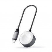 Satechi USB-C Magnetic Charging Cable for Apple Watch - USB-C кабел за зареждане на Apple Watch (18 см) (тъмносив)