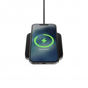Nomad Base One MagSafe Qi Charger 15W - поставка (пад) за безжично зареждане за iPhone с Magsafe (черен) 5