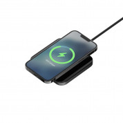 Nomad Base One MagSafe Qi Charger 15W - поставка (пад) за безжично зареждане за iPhone с Magsafe (черен) 7