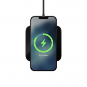 Nomad Base One MagSafe Qi Charger 15W - поставка (пад) за безжично зареждане за iPhone с Magsafe (черен) 1
