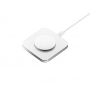 Nomad Base One MagSafe Qi Charger 15W - поставка (пад) за безжично зареждане за iPhone с Magsafe (сребрист) 6