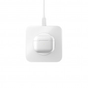 Nomad Base One MagSafe Qi Charger 15W - поставка (пад) за безжично зареждане за iPhone с Magsafe (сребрист) 2