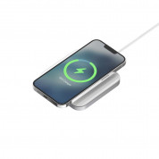 Nomad Base One MagSafe Qi Charger 15W - поставка (пад) за безжично зареждане за iPhone с Magsafe (сребрист) 7