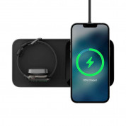 Nomad Base One Max MagSafe Qi Charger 15W - поставка (пад) за безжично зареждане за iPhone с Magsafe и Apple Watch (черен) 1