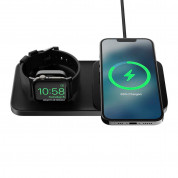 Nomad Base One Max MagSafe Qi Charger 15W - поставка (пад) за безжично зареждане за iPhone с Magsafe и Apple Watch (черен) 5