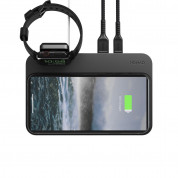Nomad Base Station MagSafe Hub with Apple Watch Charger Mount - двойна поставка (пад) с MagSafe и до 10W безжично захранване за зареждане на iPhone с MagSafe, Apple Airpods и Apple Watch (черен) 1