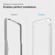 Spigen Glass.Tr Align Master Full Cover Tempered Glass - калено стъклено защитно покритие за целия дисплей на Samsung Galaxy M53 5G (черен-прозрачен) 7
