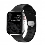 Nomad Sport Slim Band - силиконова каишка за Apple Watch 42мм, 44мм, 45мм, Ultra 49мм (черен)