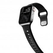 Nomad Sport Slim Strap M/L - силиконова каишка за Apple Watch 42мм, 44мм, 45мм, Ultra 49мм (черен) 9