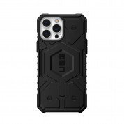Urban Armor Gear Pathfinder MagSafe Case - удароустойчив хибриден кейс с вграден магнитен конектор (MagSafe) за iPhone 13 Pro Max (черен) 1