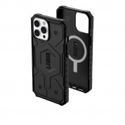 Urban Armor Gear Pathfinder MagSafe Case - удароустойчив хибриден кейс с вграден магнитен конектор (MagSafe) за iPhone 13 Pro Max (черен) 4