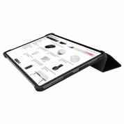 Macally Stand Case - полиуретанов калъф и поставка за iPad Pro 11 M1 (2021), iPad Pro 11 (2020) (черен) 5