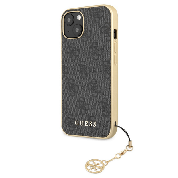 Guess 4G Charms Collection Hard Case for iPhone 13 (grey)