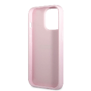 Guess Saffiano PU Leather Hard Case - дизайнерски кожен кейс за iPhone 13 Pro (лилав) 3