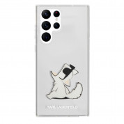 Karl Lagerfeld Choupette Fun Case for Samsung Galaxy S22 Ultra (clear) 1