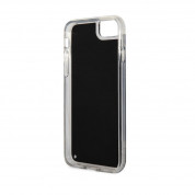 Karl Lagerfeld Liquid Glitter Gatsby Case - дизайнерски кейс с висока защита за iPhone SE (2022), iPhone SE (2020), iPhone 8, iPhone 7 (черен) 4