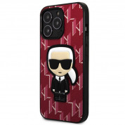 Karl Lagerfeld Monogram Ikonik Case for iPhone 13 Pro Max (red)