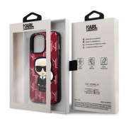 Karl Lagerfeld Monogram Ikonik Case for iPhone 13 Pro Max (red) 5